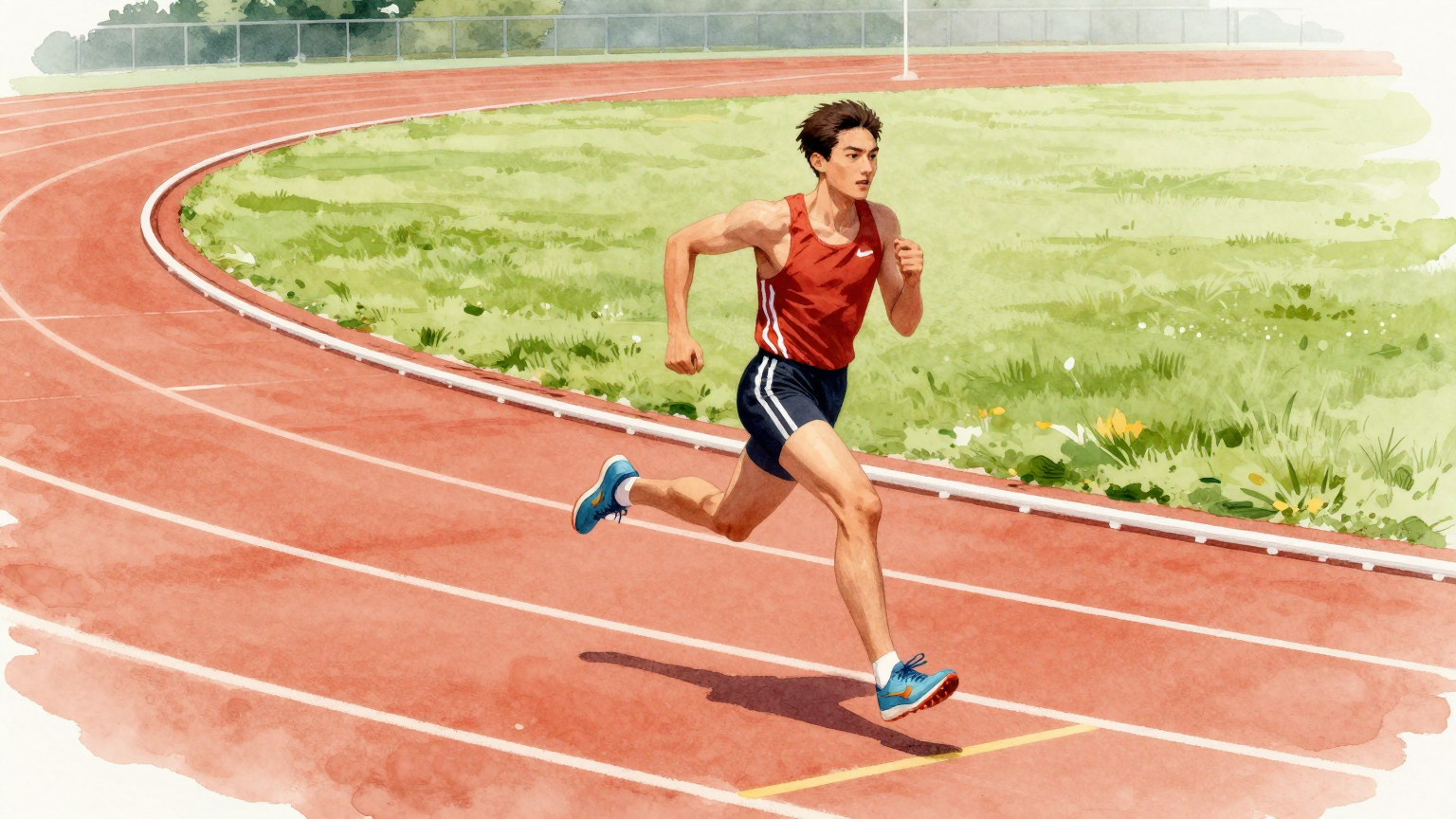 경찰 체력시험 5개 종목: 100m 달리기, 1000m 달리기, 윗몸일으키기, 팔굽혀펴기, 좌우악력