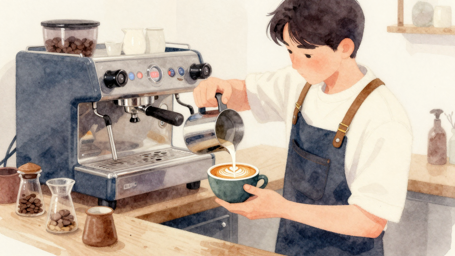 바리스타 2급, 커피 한 잔도 못 내리던 내가 한 달 만에 딴 이야기