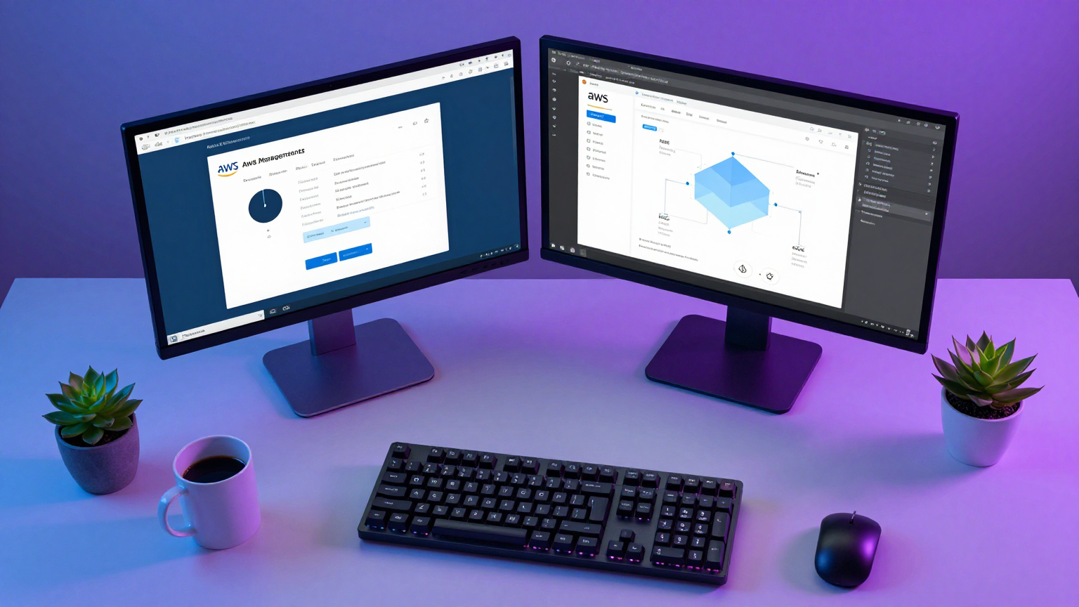 AWS SAA 핵심 서비스 아키텍처 다이어그램