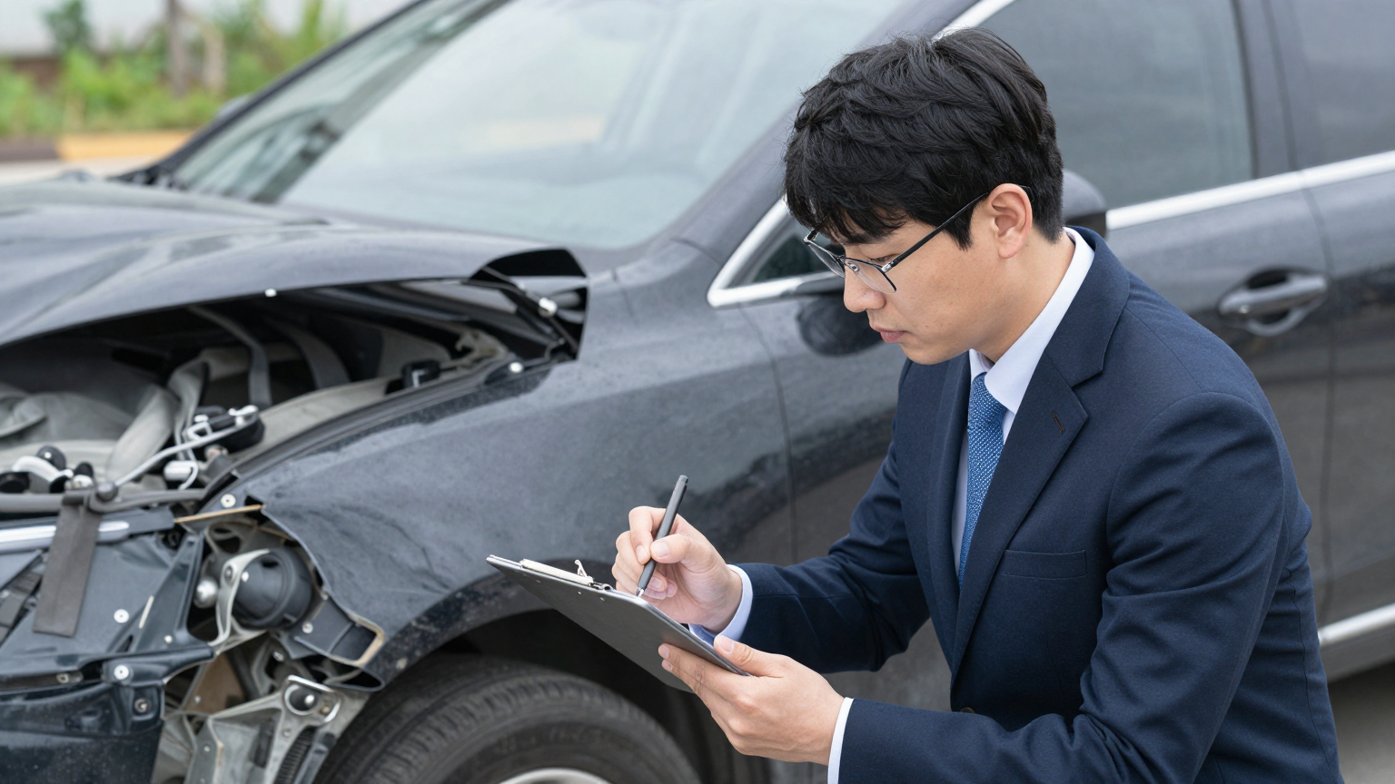 손해사정사의 현장 업무 모습