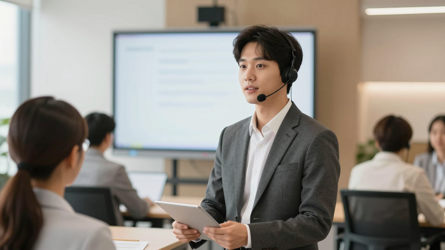 SMAT 서비스경영자격 모듈 구조 – 모듈 A 비즈니스 커뮤니케이션, 모듈 B 서비스 마케팅, 모듈 C 서비스 운영전략