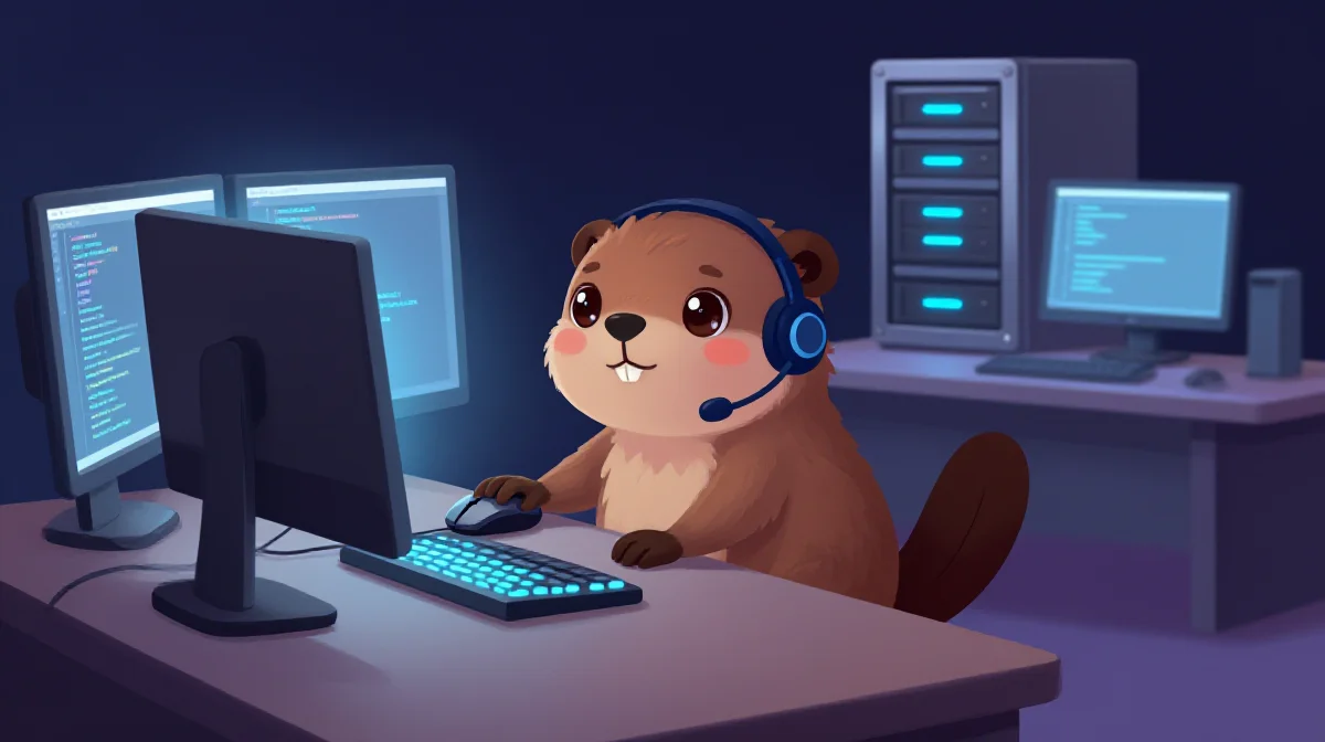 IT 프로젝트 매니저 직업 종사자가 업무를 수행하는 모습