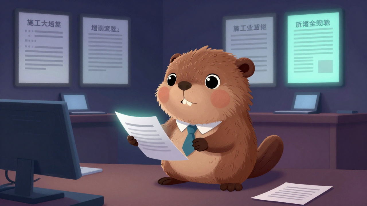 가맹거래사 직업 종사자가 업무를 수행하는 모습