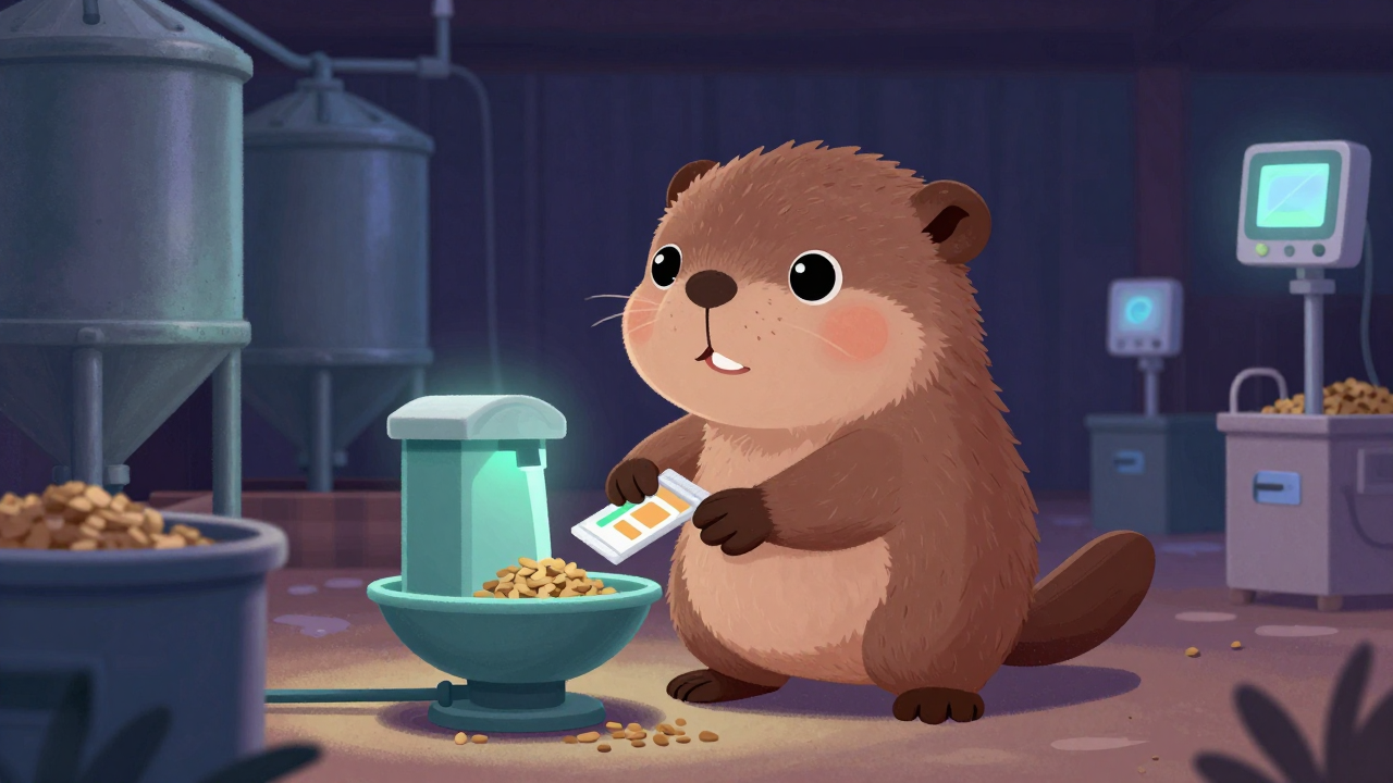 가축사육종사원 직업 종사자가 업무를 수행하는 모습