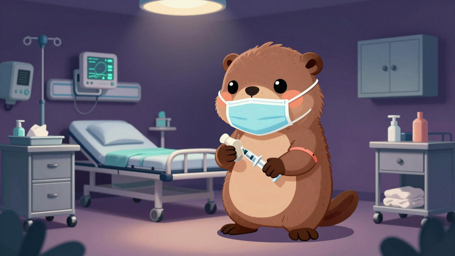 간호조무사 직업 종사자가 업무를 수행하는 모습