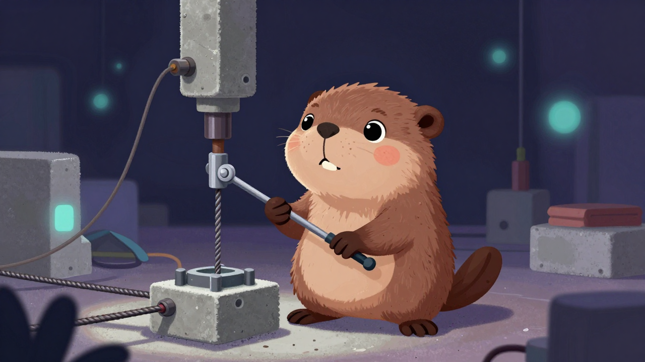 강연선설치원 직업 종사자가 업무를 수행하는 모습