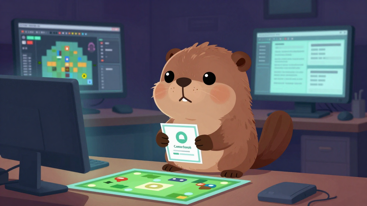 게임레벨디자이너 직업 종사자가 업무를 수행하는 모습