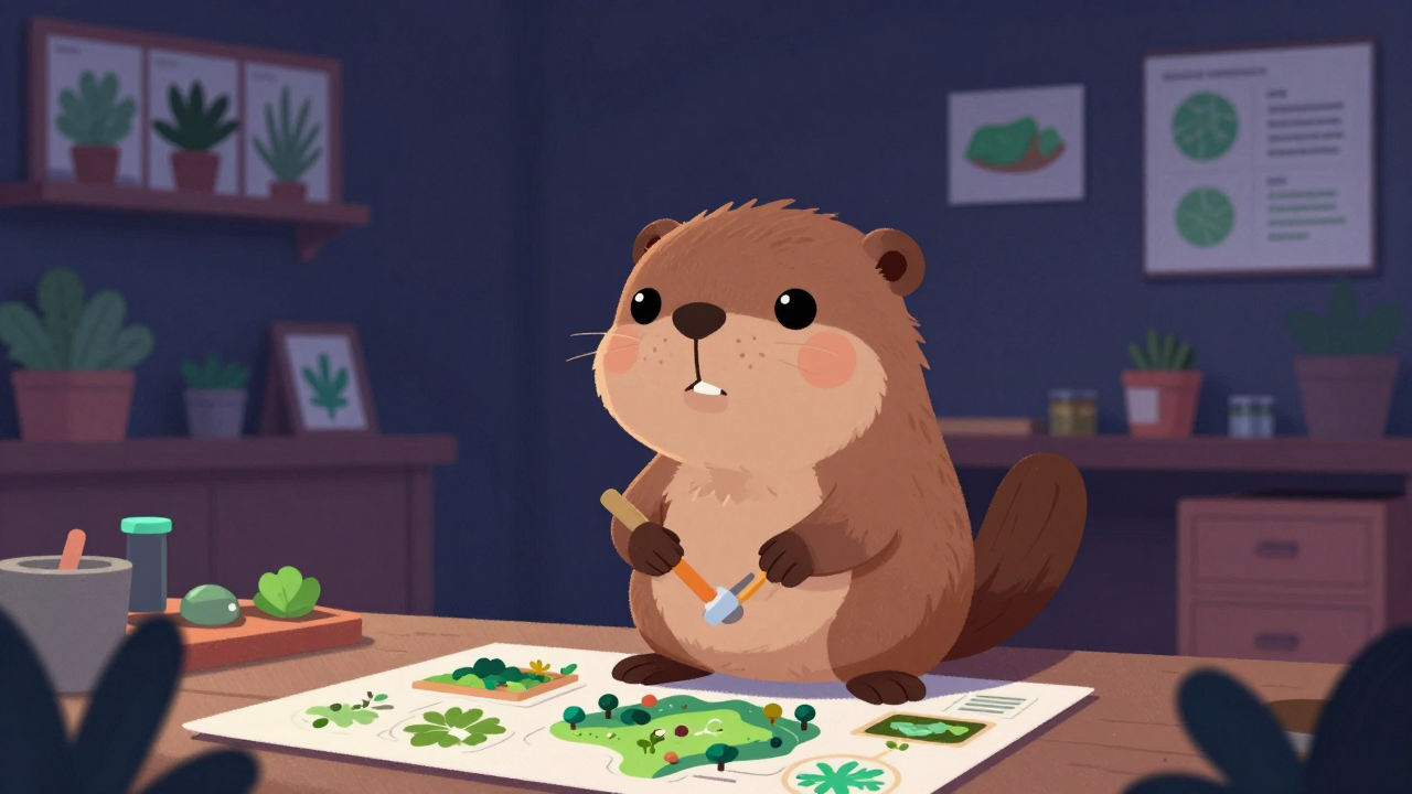 경관디자이너 직업 종사자가 업무를 수행하는 모습