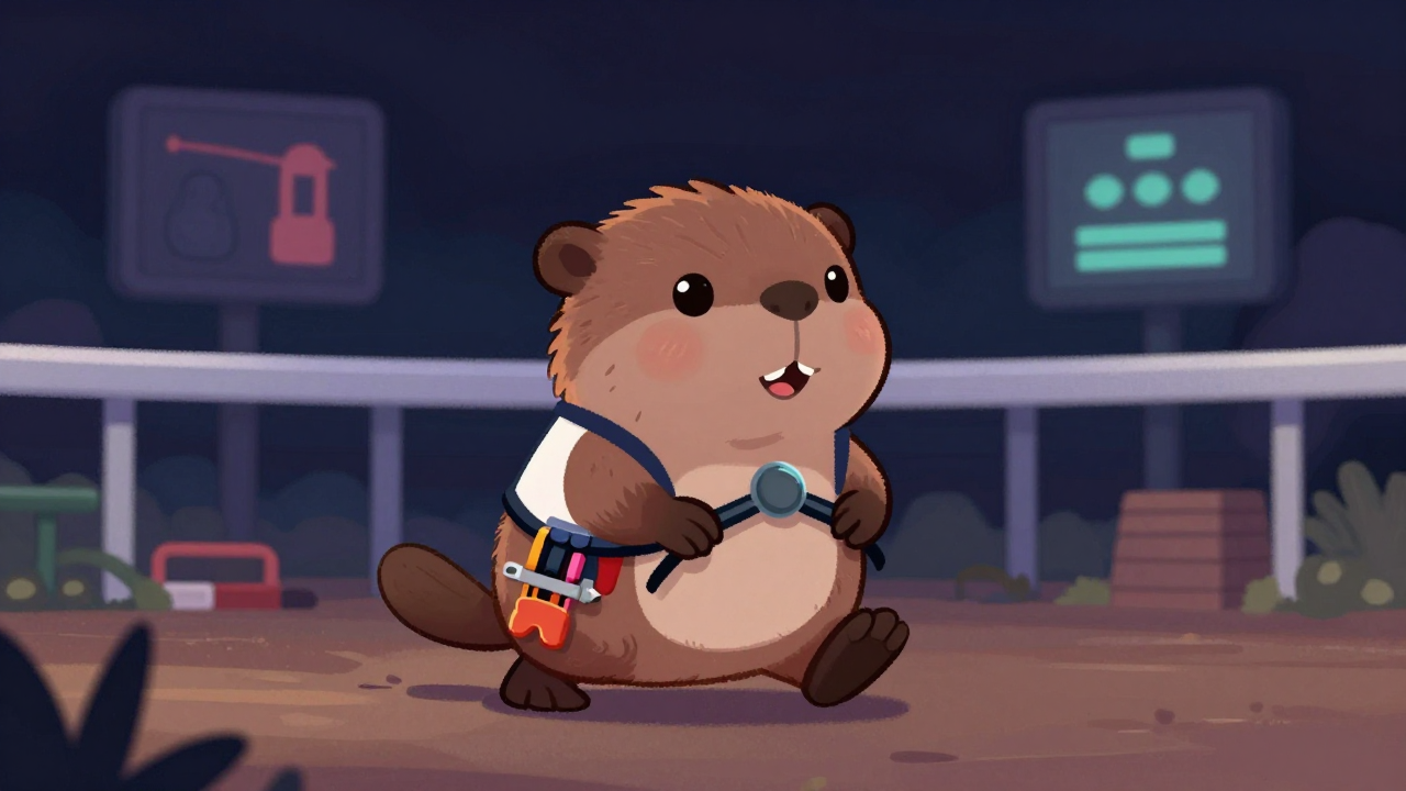 경마선수 직업 종사자가 업무를 수행하는 모습