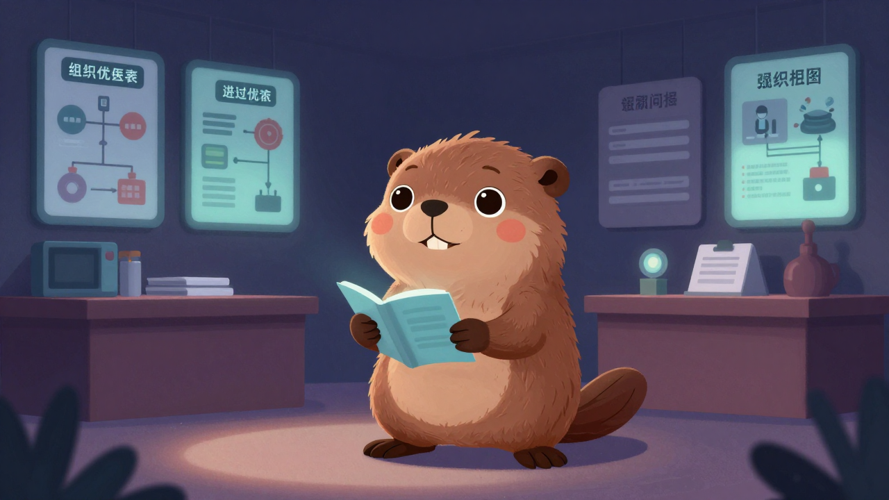 경영혁신사무원 직업 종사자가 업무를 수행하는 모습