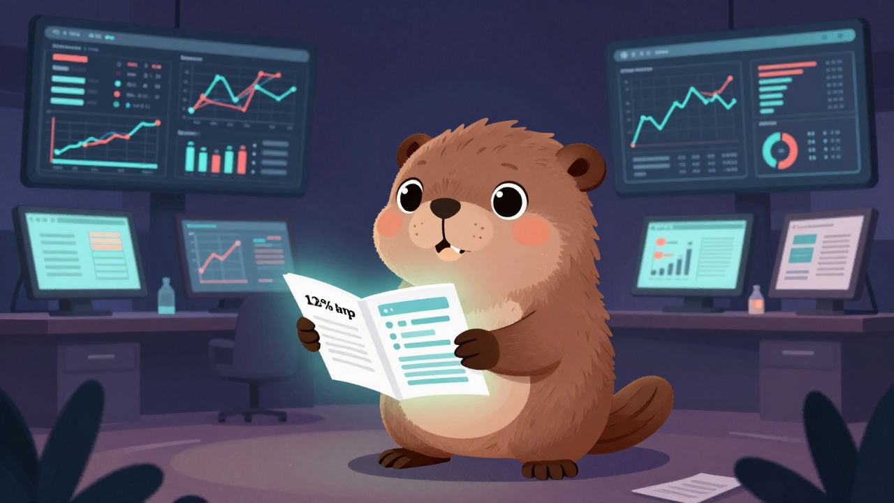 경제분석가 직업 종사자가 업무를 수행하는 모습