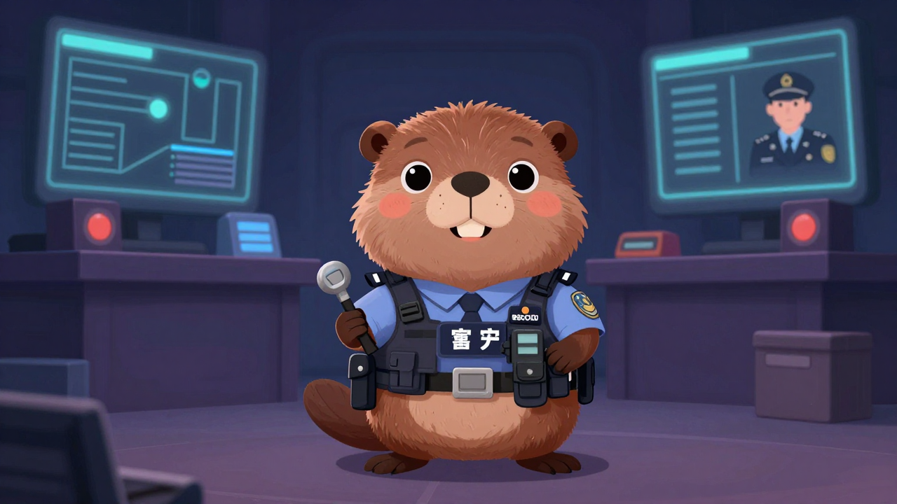 경호책임자 직업 종사자가 업무를 수행하는 모습