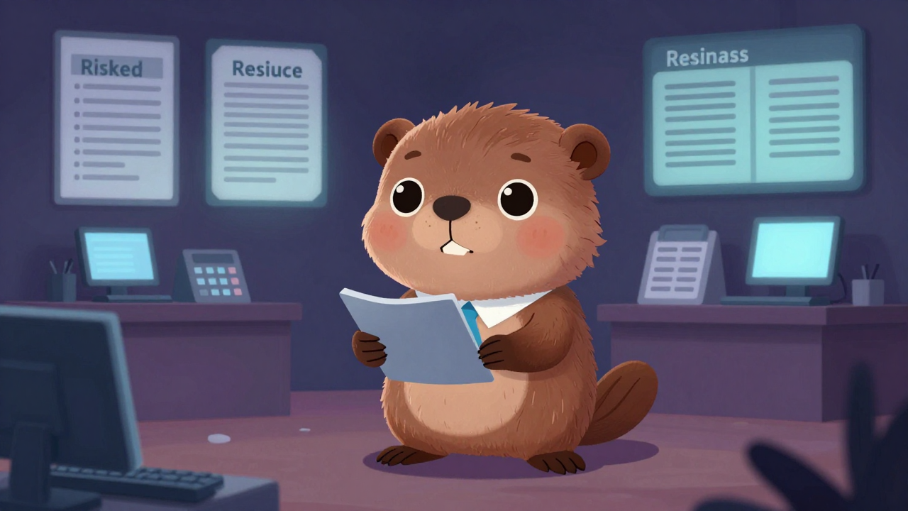 계리원 직업 종사자가 업무를 수행하는 모습