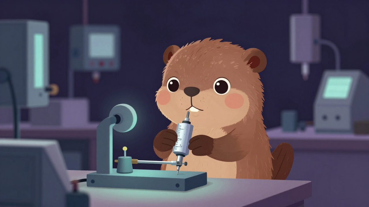 계측기기조정원 직업 종사자가 업무를 수행하는 모습