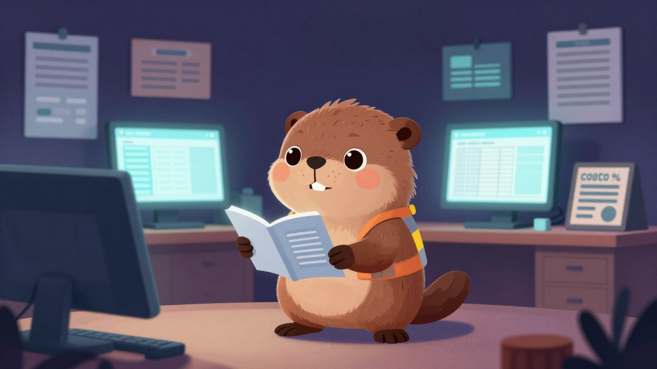 공사견적관리자 직업 종사자가 업무를 수행하는 모습