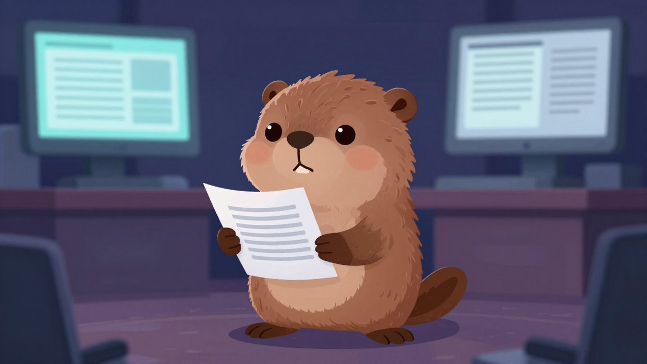 공시원 직업 종사자가 업무를 수행하는 모습