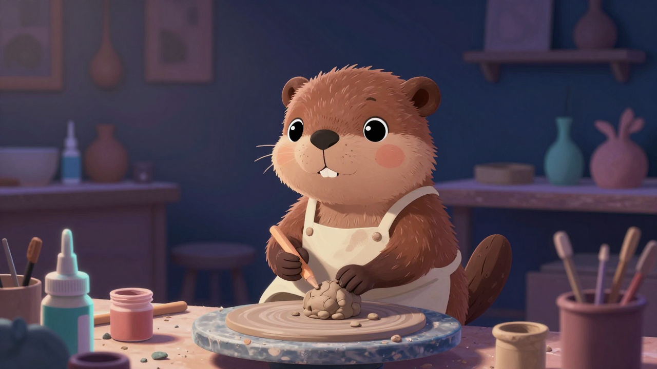 공예원 직업 종사자가 업무를 수행하는 모습