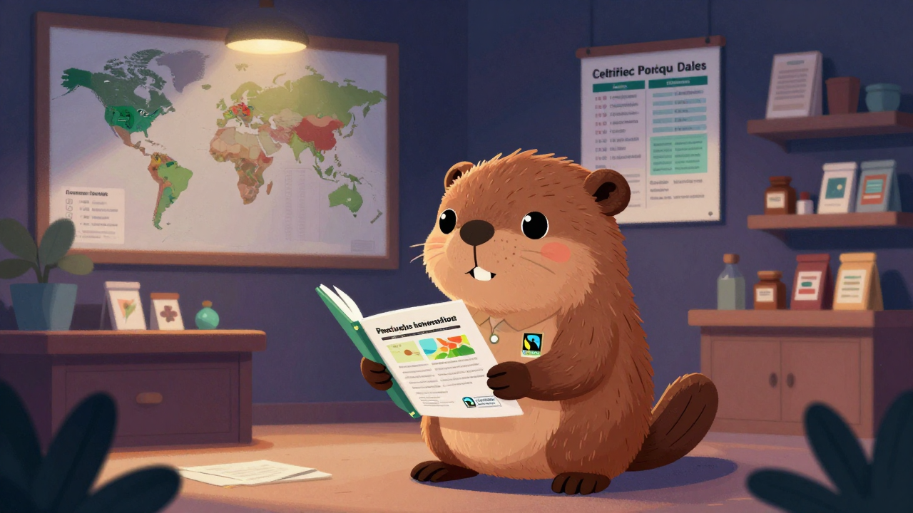 공정무역전문가 직업 종사자가 업무를 수행하는 모습