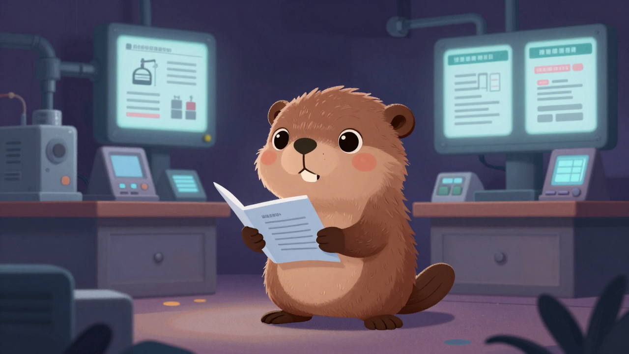 공정장비기획사무원 직업 종사자가 업무를 수행하는 모습