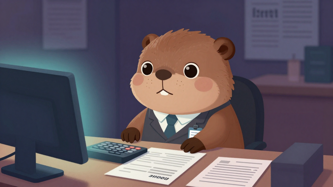 관세사 직업 종사자가 업무를 수행하는 모습