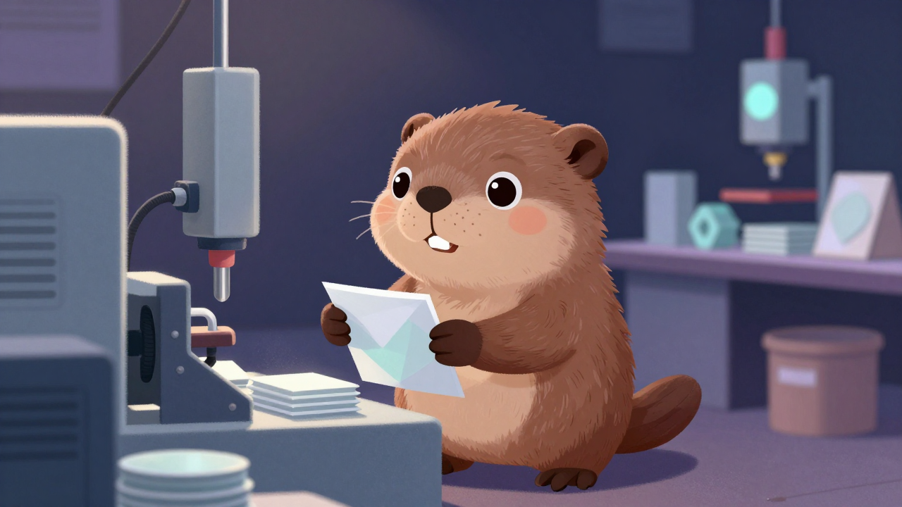 광학세라믹소재포장원 직업 종사자가 업무를 수행하는 모습