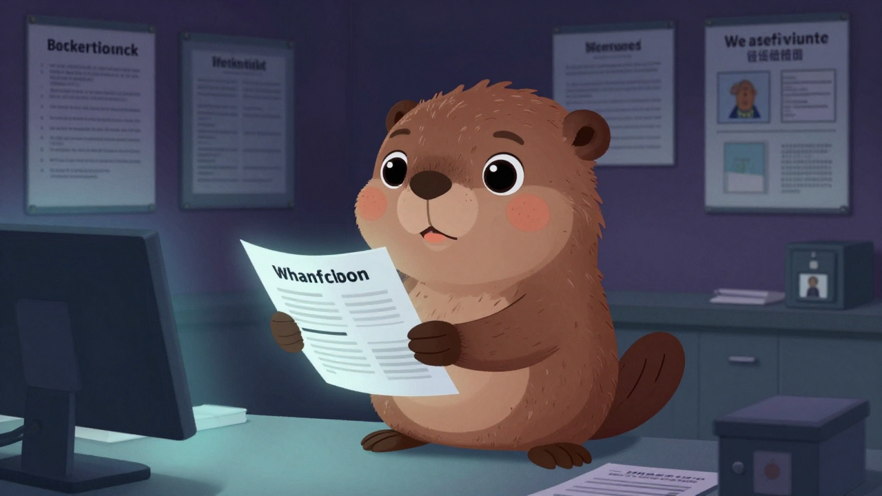 교도소장 직업 종사자가 업무를 수행하는 모습