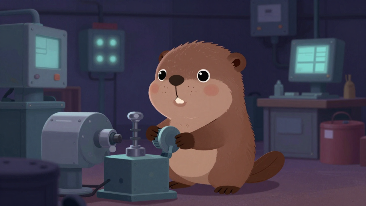 교류전동기조립원 직업 종사자가 업무를 수행하는 모습