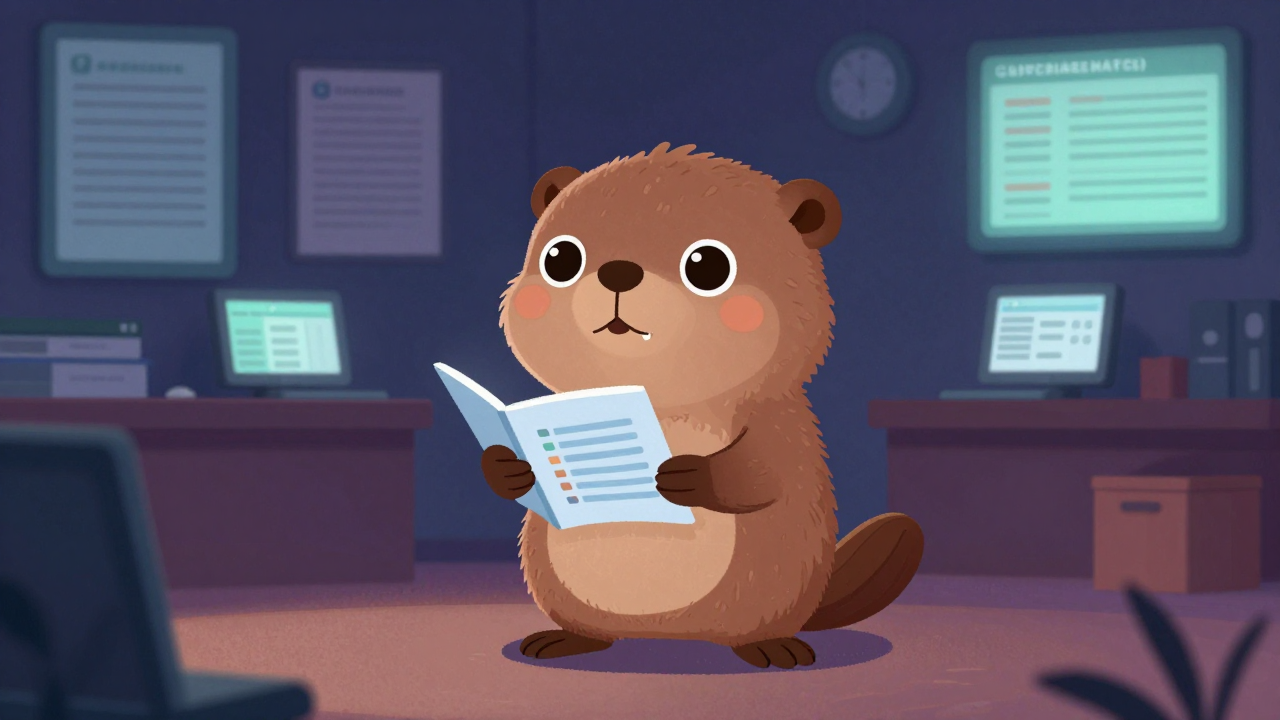 교무관 직업 종사자가 업무를 수행하는 모습