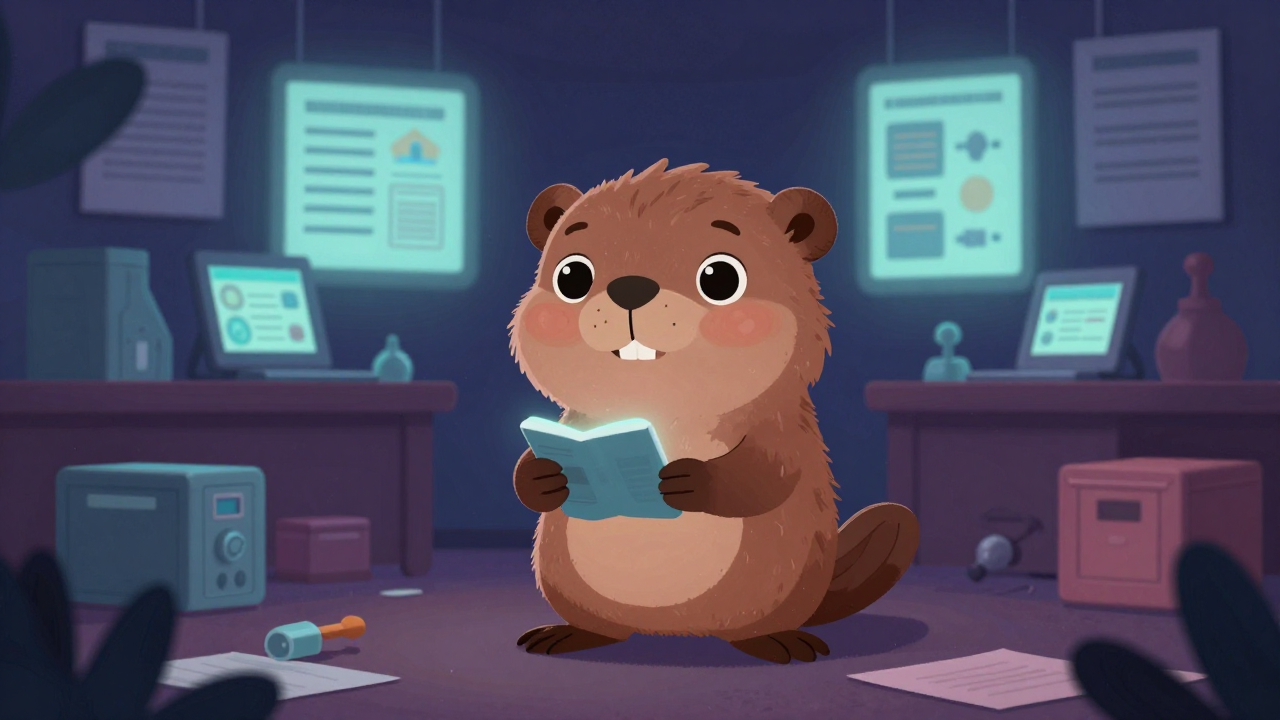 교육연구사 직업 종사자가 업무를 수행하는 모습