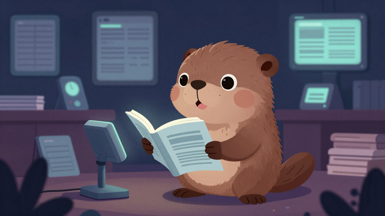 교재연구원 직업 종사자가 업무를 수행하는 모습