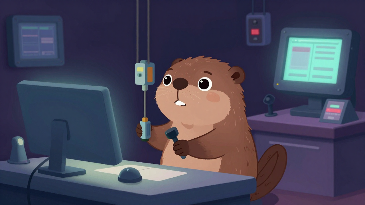 권양기조종원 직업 종사자가 업무를 수행하는 모습