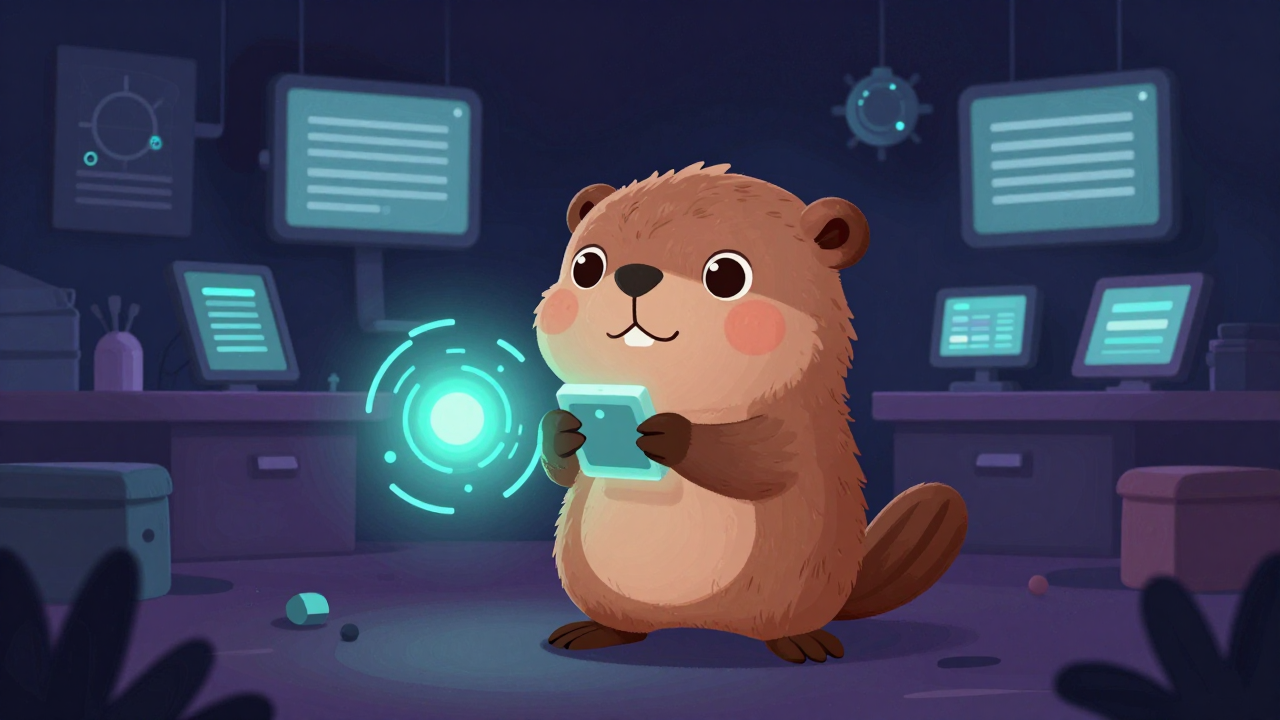 그로스해커 직업 종사자가 업무를 수행하는 모습