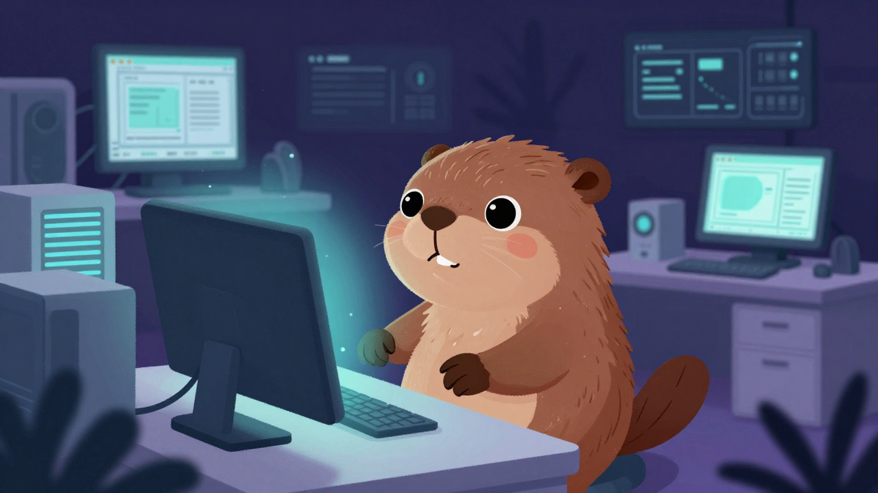 금융자동화기기인식요소개발원 직업 종사자가 업무를 수행하는 모습