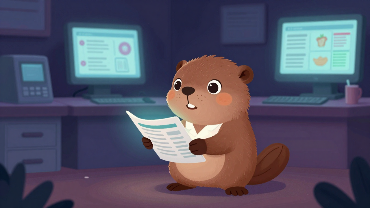 급식영양사 직업 종사자가 업무를 수행하는 모습