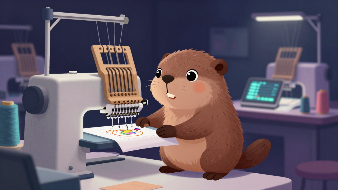 기계자수원 직업 종사자가 업무를 수행하는 모습