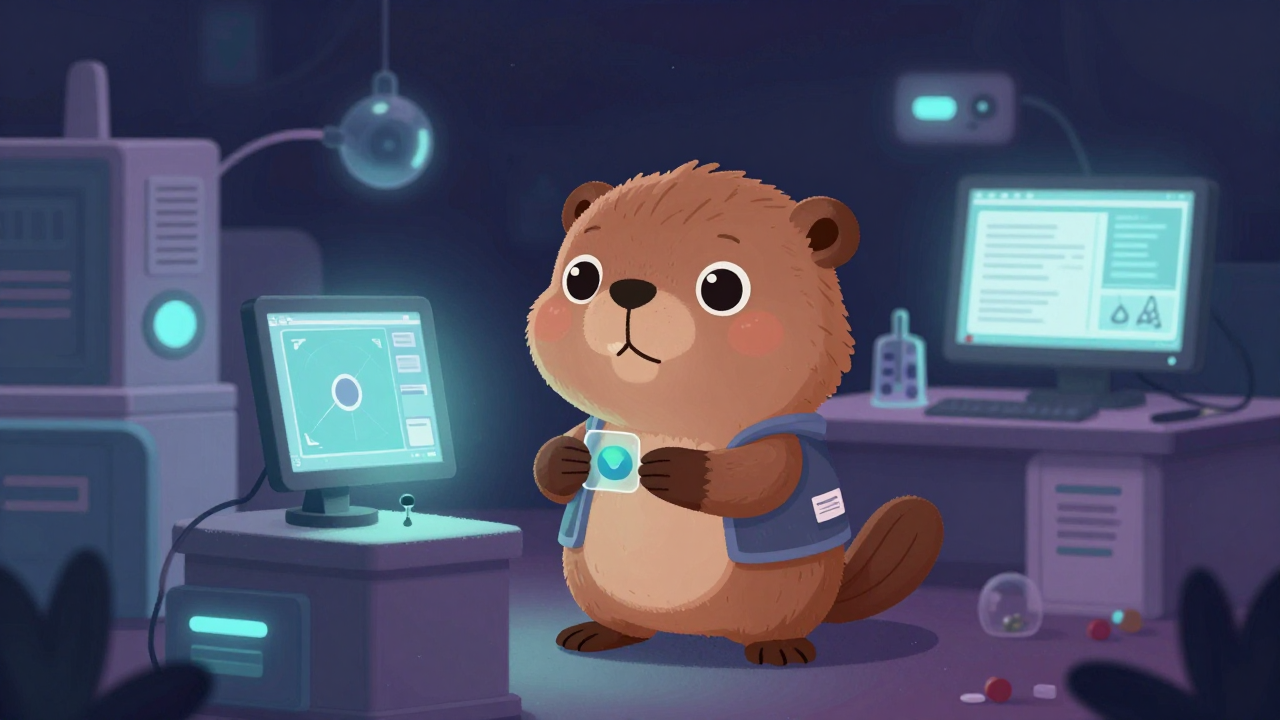 나노소재설계원 직업 종사자가 업무를 수행하는 모습