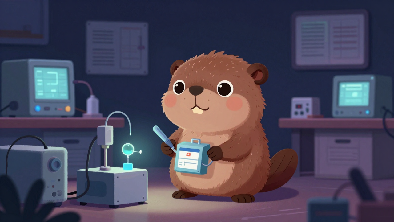 나노장비개발원 직업 종사자가 업무를 수행하는 모습