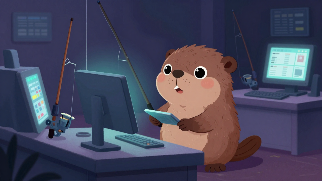 낚싯대제조현장감독자 직업 종사자가 업무를 수행하는 모습