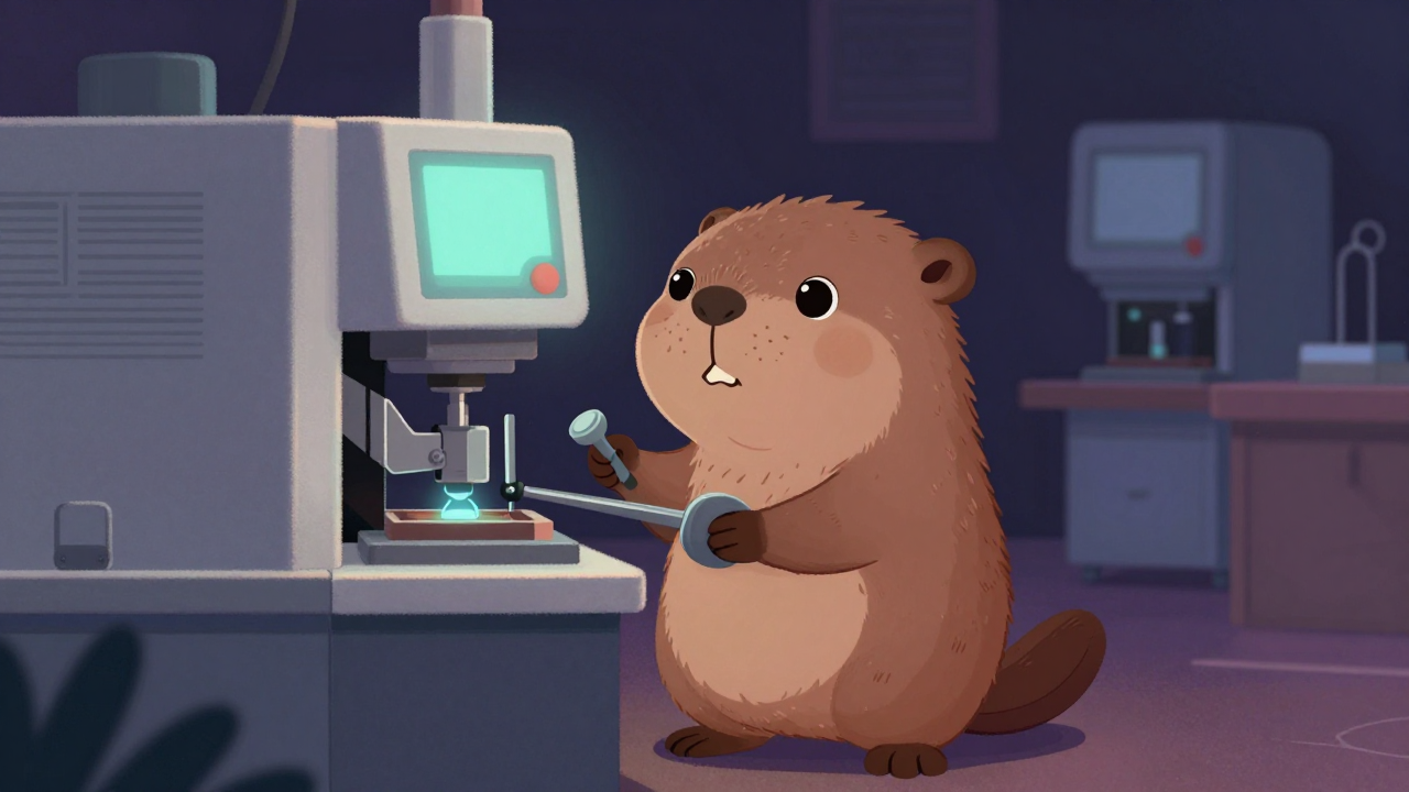 냉장고성형기조작원 직업 종사자가 업무를 수행하는 모습