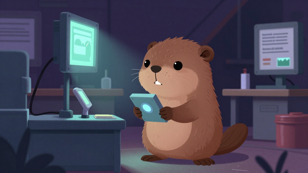 농업기계검사원 직업 종사자가 업무를 수행하는 모습