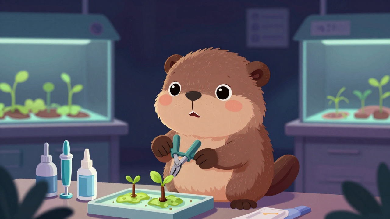 눈접합원 직업 종사자가 업무를 수행하는 모습