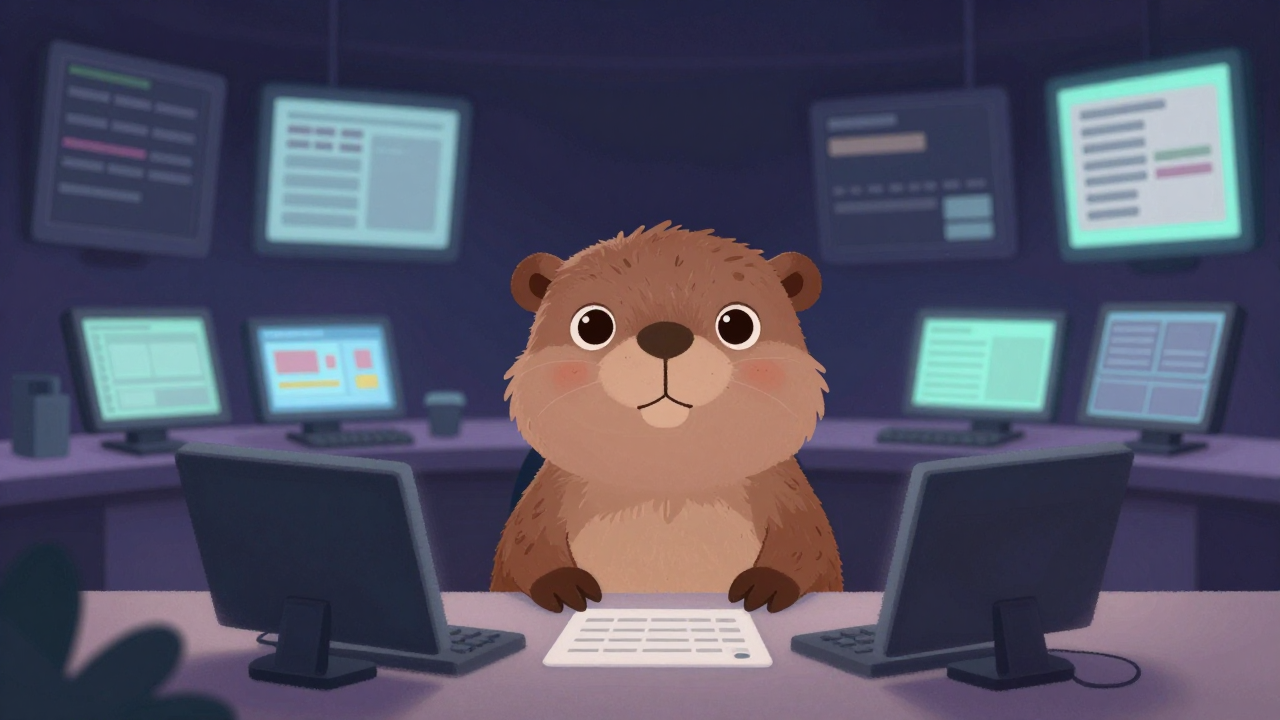 뉴스프로듀서 직업 종사자가 업무를 수행하는 모습