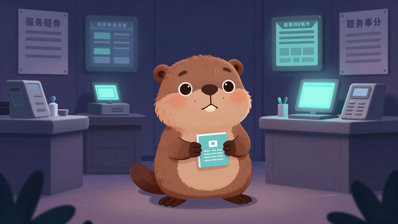 단기상품예탁관리사무원 직업 종사자가 업무를 수행하는 모습