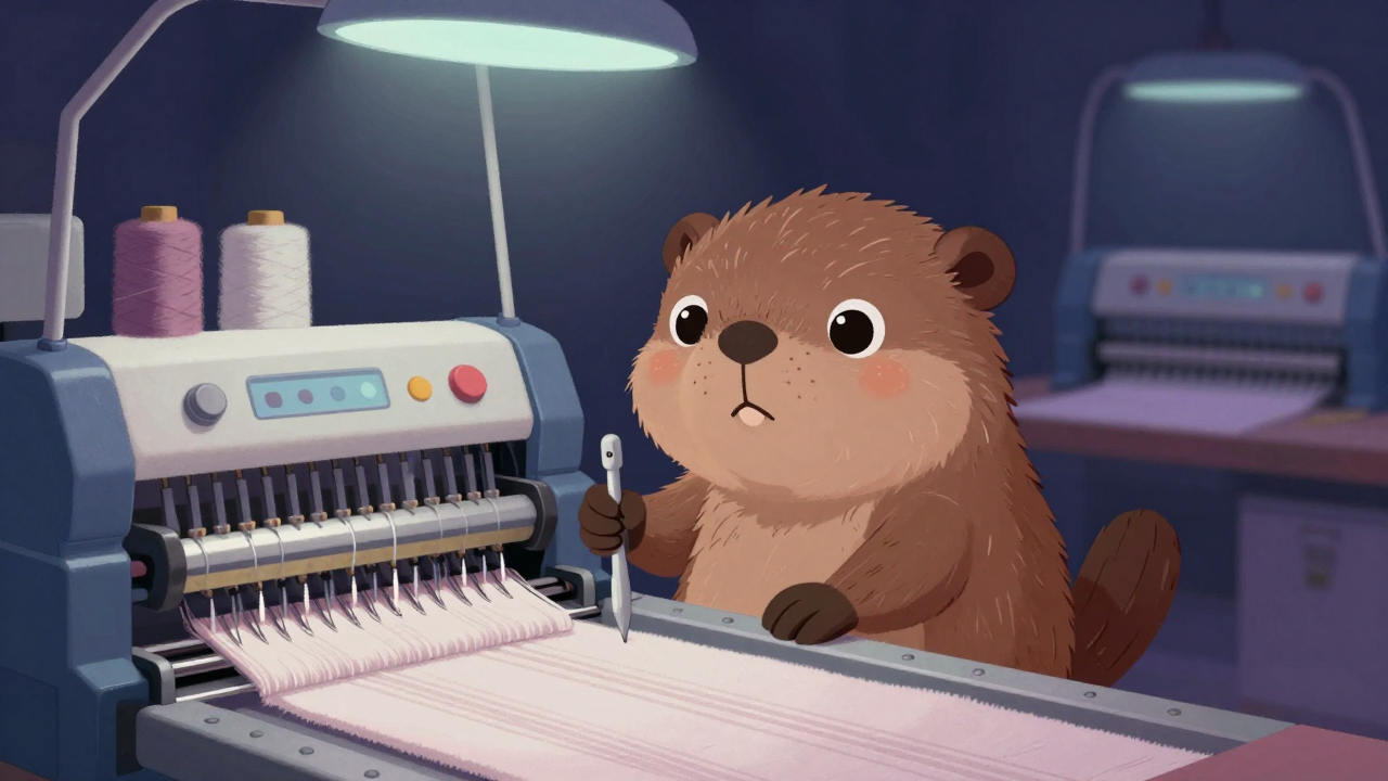 단일바늘터프팅기조작원