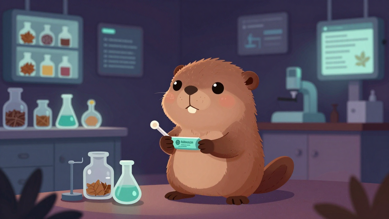 담배신제품개발원 직업 종사자가 업무를 수행하는 모습