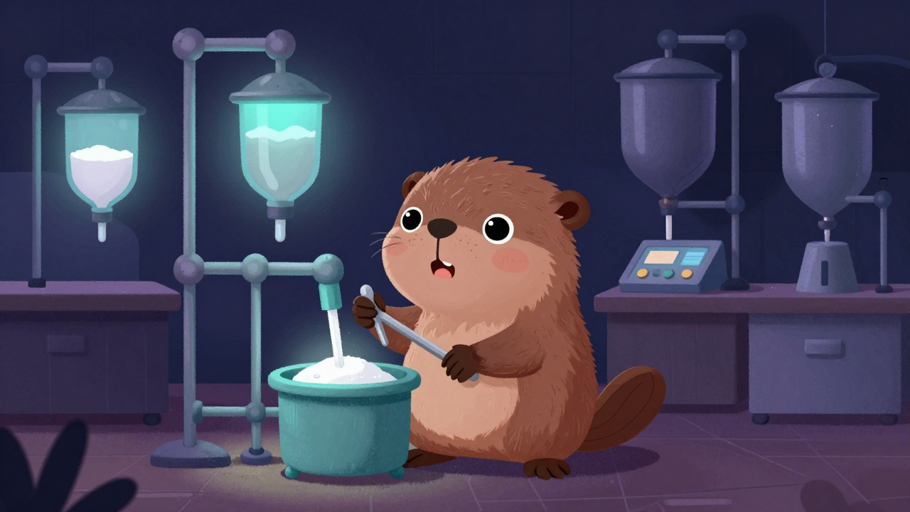 당액조리원 직업 종사자가 업무를 수행하는 모습