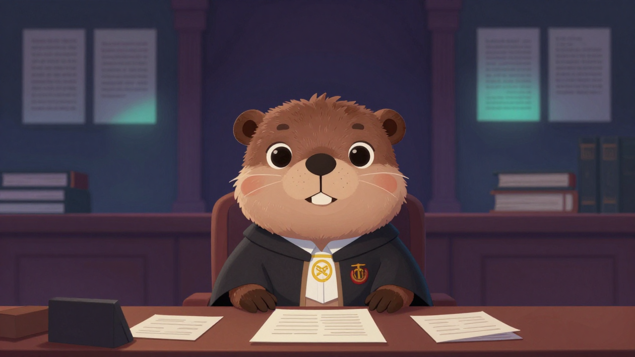 대법원장 직업 종사자가 업무를 수행하는 모습