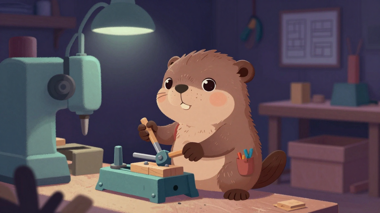 대차기조작원 직업 종사자가 업무를 수행하는 모습