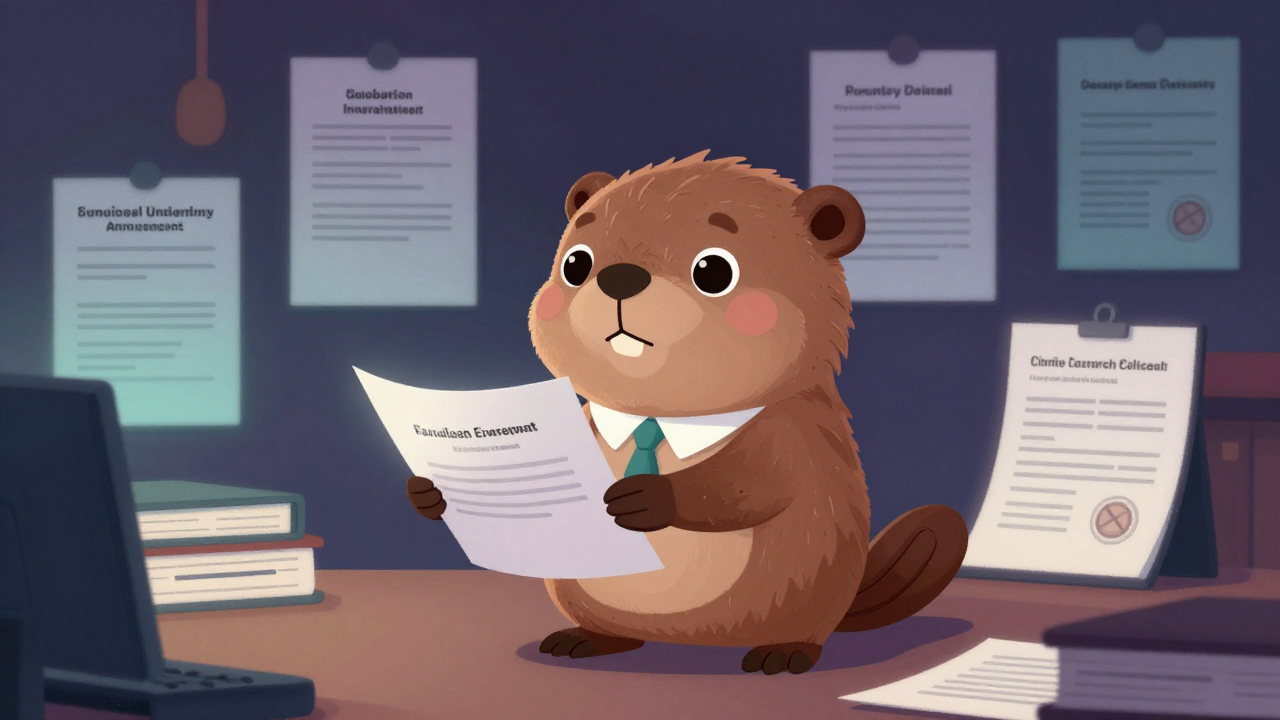 대학장 직업 종사자가 업무를 수행하는 모습