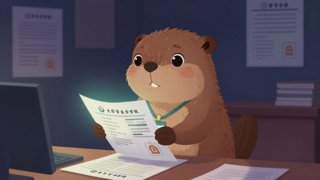 대학학생처장 직업 종사자가 업무를 수행하는 모습